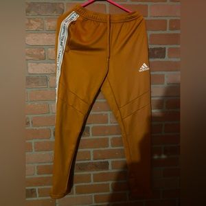 Orange adidas sweatpants joggers